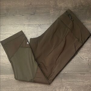 lululemon athletica army green leggings